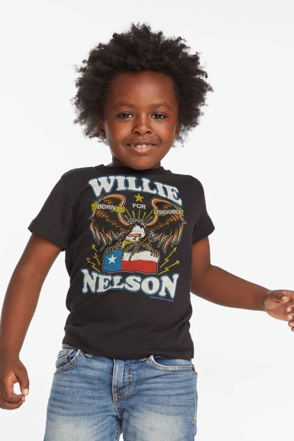 Clearance Willie Nelson Born For Trouble Boys Tee Women/Kids/BOY Boys | Music