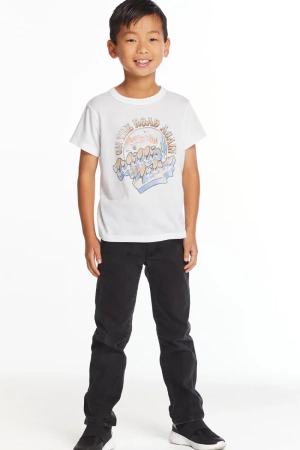 Fashion Willie Nelson On The Road Again Boys Tee Women/Kids/BOY Boys | Music