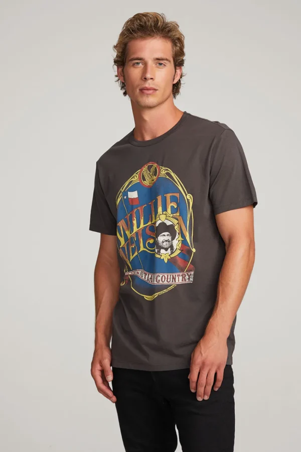 Cheap Willie Nelson Outlaw Country Mens Tee Women Tops | Music