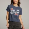 Hot Willie Nelson Roses Tee Women Loungewear | Music