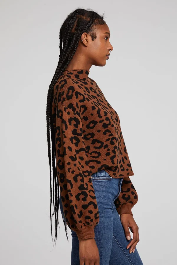 Fashion Willie Old Town Leopard Pullover Women Outerwear | Loungewear
