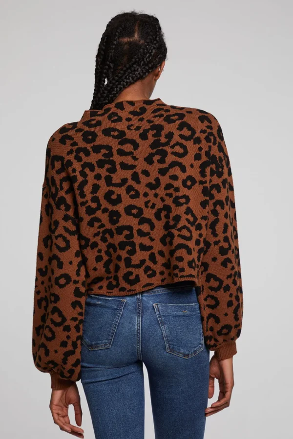 Fashion Willie Old Town Leopard Pullover Women Outerwear | Loungewear