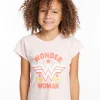 Best Wonder Woman Retro Logo Girls Tee Kids Girls