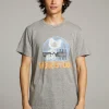 Outlet Woodstock Bird On Guitar Crew Neck Tee Women Tops | Music
