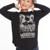 Clearance Woodstock Peace Love Music Girls Long Sleeve Women/Kids Girls | Music