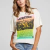 New Woodstock Rainbow Poster Tee Women Loungewear | Music