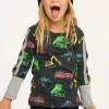 Hot Work Trucks Long Sleeve Kids/BOY Boys