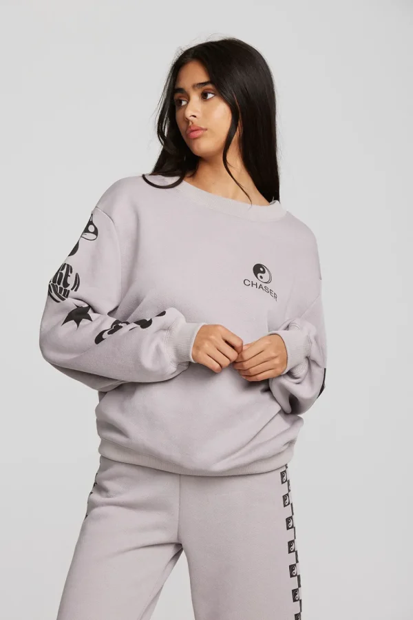 Best Sale World Icons Pullover Women Graphics | Tops
