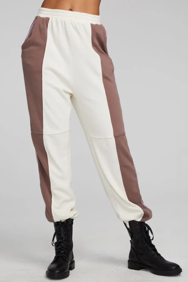 Flash Sale Yale Deep Taupe And Almond Jogger Women Loungewear | Bottoms