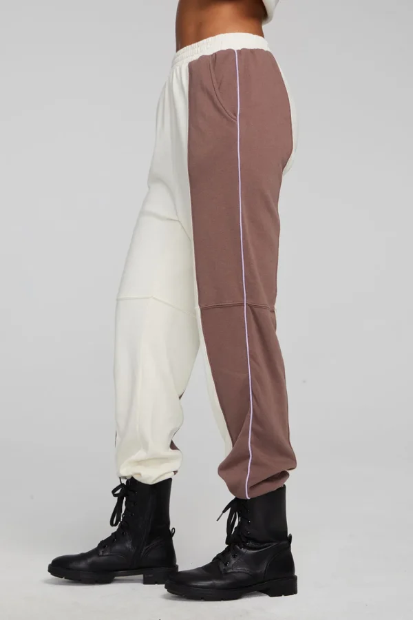 Flash Sale Yale Deep Taupe And Almond Jogger Women Loungewear | Bottoms