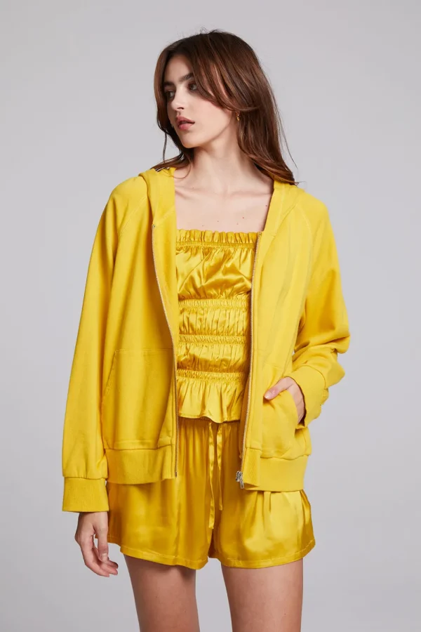 Discount Yaro Mimosa Zip Up Sweatshirt Women Outerwear | Loungewear