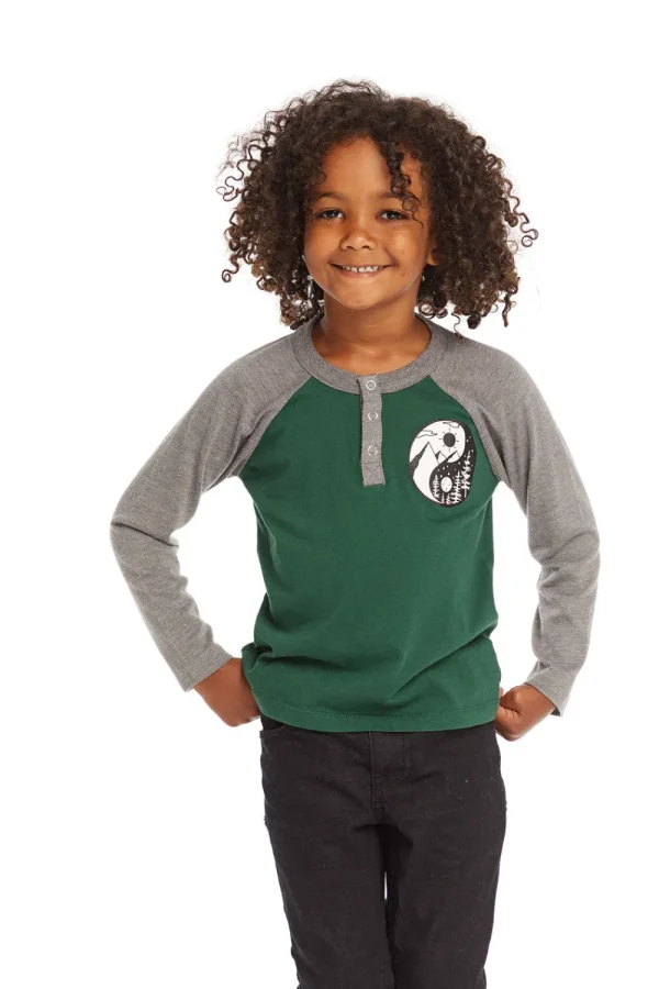 Fashion Yin Yang Long Sleeve Kids/BOY Boys