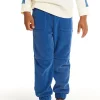 Outlet Zipper Leg Peacock Blue Jogger Kids/BOY Boys