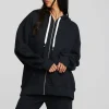 Cheap Zuma Cotton Terry Zip Up Hoodie Women Outerwear | Loungewear