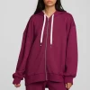 Discount Zuma Cotton Terry Zip Up Hoodie Women Outerwear | Tops