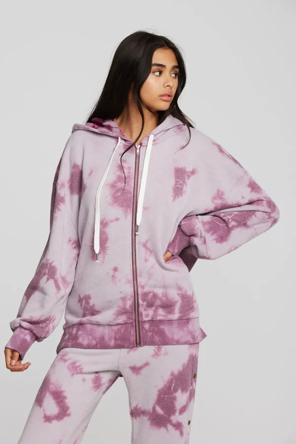 Outlet Zuma Cotton Terry Zip Up Hoodie Women Outerwear | Loungewear