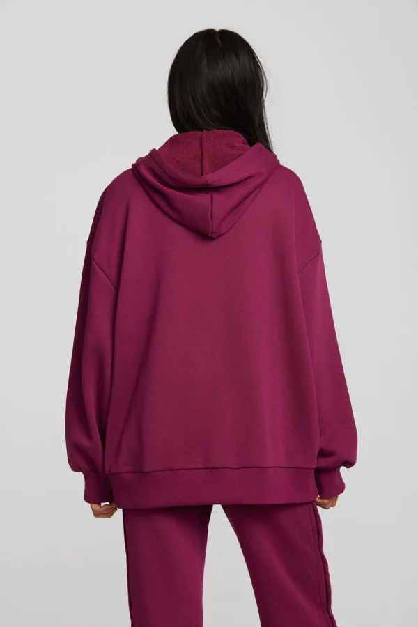 Discount Zuma Cotton Terry Zip Up Hoodie Women Outerwear | Tops