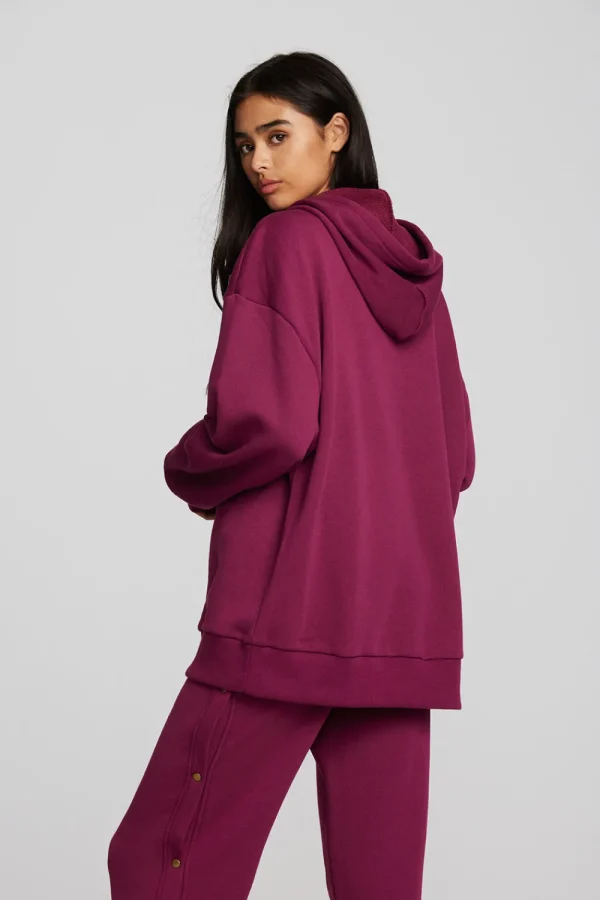 Discount Zuma Cotton Terry Zip Up Hoodie Women Outerwear | Tops